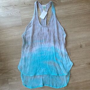 ❤️ NWT Freeloader Semi-Sheer Ombré Racerback Tank Top - Small